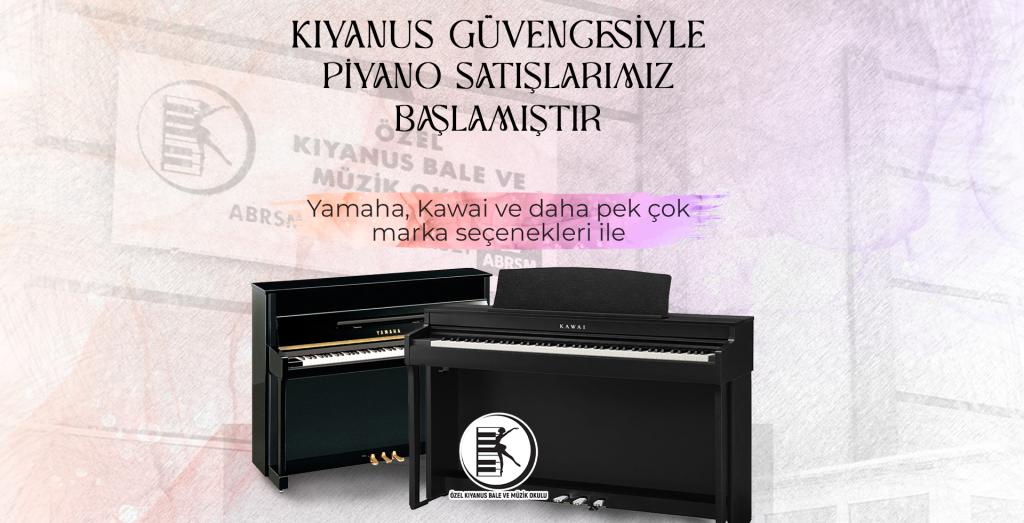 Pek çok marka ve model seçenekleri ile piyano satışlarımız başlamıştır